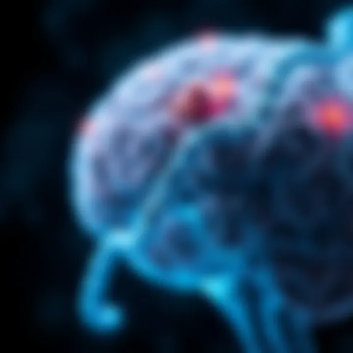 Illustration depicting the genetic factors influencing scalp psoriasis