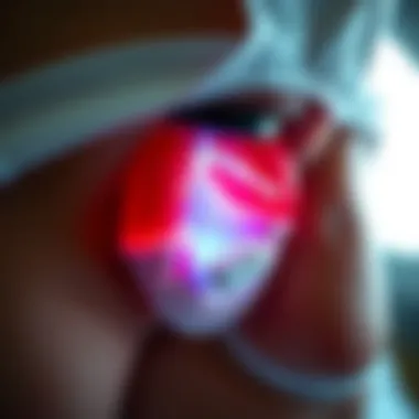 Visual representation of treatment options for scrotal infections.