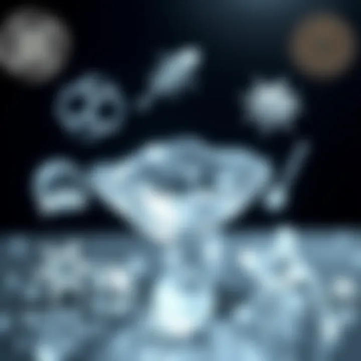 Applications of Silver Hydrogel Gels Illustration depicting the diverse applications of silver hydrogel gels in various fields.