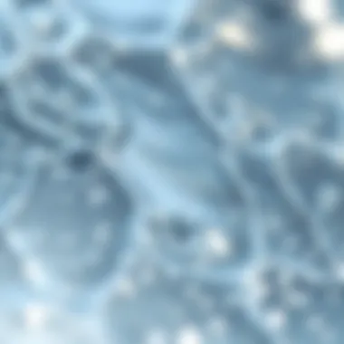 Texture and Composition of Silver Hydrogel Gel A close-up view of a silver hydrogel gel showcasing its unique texture and composition.