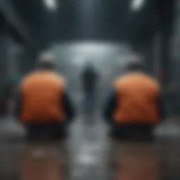 A deep divide symbolizing social injustice