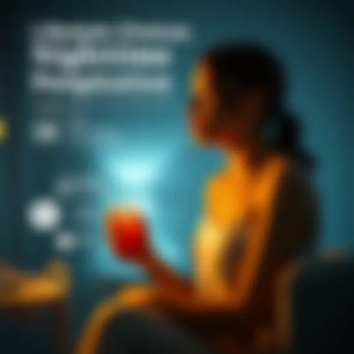 Lifestyle Choices Influencing Nighttime Perspiration Infographic on lifestyle choices that influence nighttime perspiration