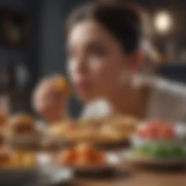 An illustration of cultural influences on eating habits