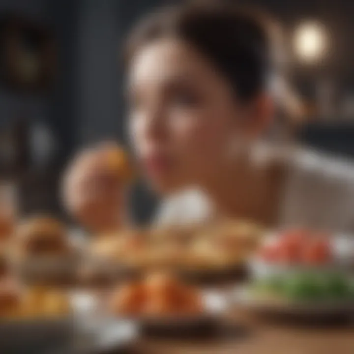 An illustration of cultural influences on eating habits