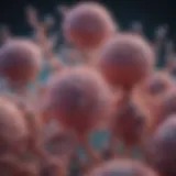 Microscopic view of GIST cells showcasing their unique characteristics