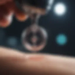 Illustration of the mini stimulation IVF procedure