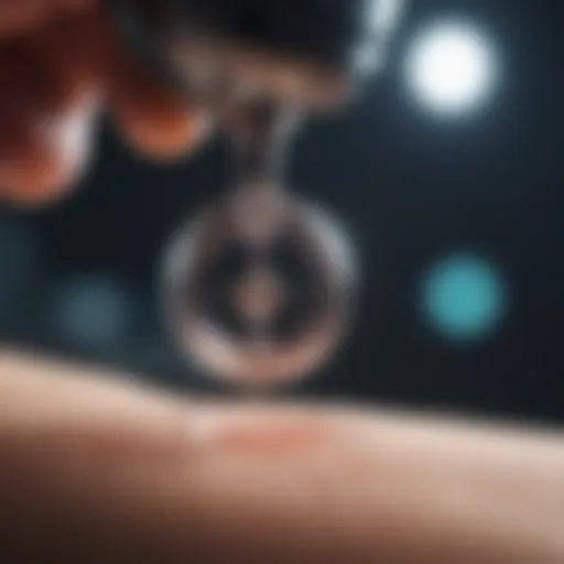 Illustration of the mini stimulation IVF procedure