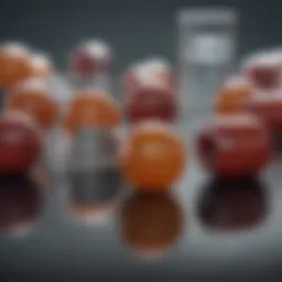 Illustration of various types of steroids used in allergy management