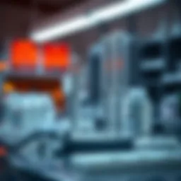 Illustration depicting the sedimentation rate test in a laboratory setting.