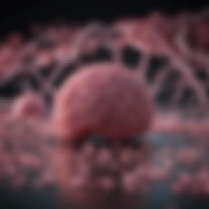 Graph showing clinical trial advancements in breast cancer research