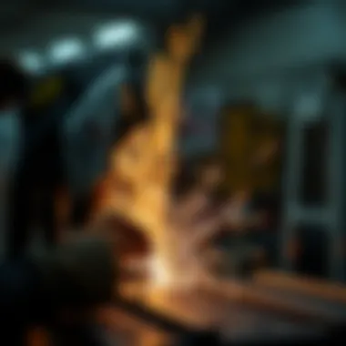 A detailed illustration showing various welding techniques.