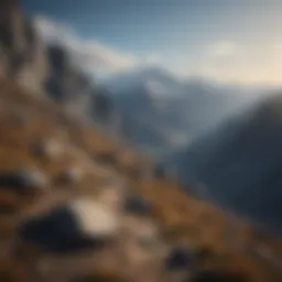 High-altitude landscape showcasing the challenges of elevation.